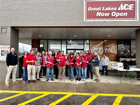 3 October 2023 . 7:59 AM. 2 min read. 𝕏. Great Lakes Ace has acquired Bellerive True Value Hardware, Nicholasville, Ky. The store is currently being remodeled and is scheduled to open as a Great Lakes Ace Hardware on Oct. 12. A grand opening celebration is planned in mid-November. Bellerive True Value owner Bruce Tassin will continue to ...