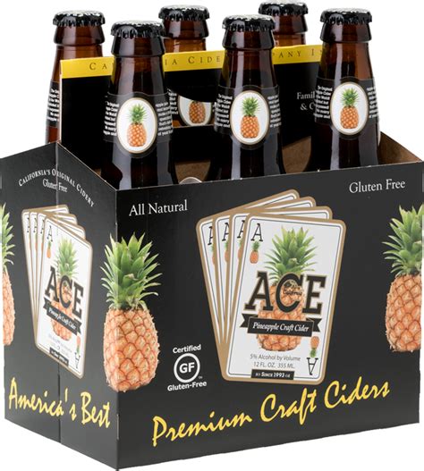 Ace pineapple cider. We marry pineapple and apple juice to make a thirst quenching cider that's deliciously refreshing anytime of the year! 