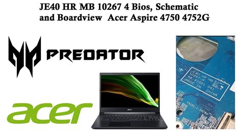 Acer 4750 4752 4755 JE40 HR UMA Discrete 10267 1