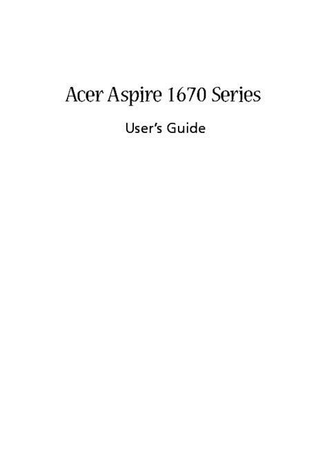 Acer aspire 1670 service repair manual free. - Blogging e rss a bibliotecari guidano la seconda edizione.