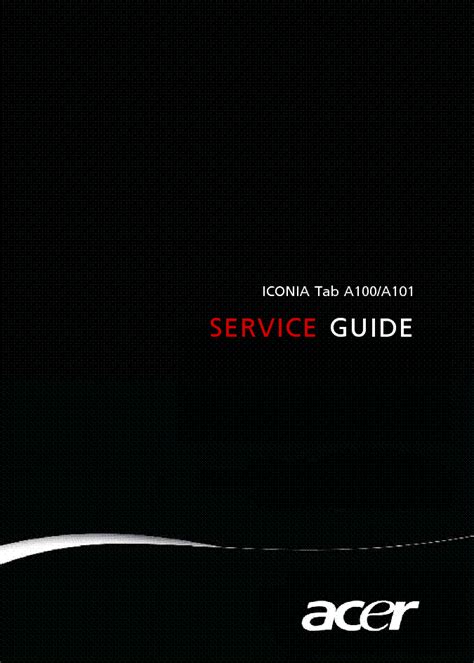 Acer iconia tab a100 service manual. - Sniffy, la rata virtual with cdrom.