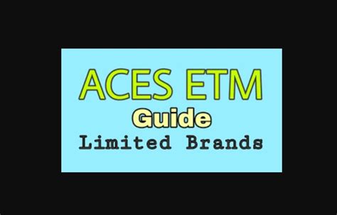 Aces etm associate. Apr 4, 2023 · 3. Key Features of L Brands ACES ETM. The ACES ETM portal offers several features to support L Brands associates in their day-to-day roles: Work Schedules: Employees can access their work schedules, request time off, and view any schedule changes. Payroll Information: Associates can view their pay stubs, access tax forms, and track their earnings. 