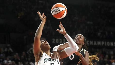 Aces pull away for 98-81 victory over Liberty in the first meeting of star-studded WNBA teams