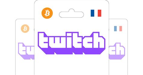 Acheter Twitch Carte-cadeau avec Bitcoin, ETH ou Crypto - Bitrefill