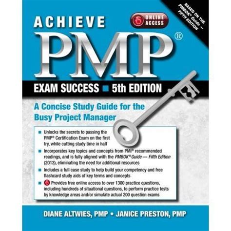 Achieve pmp exam success 5th edition a concise study guide for the busy project manager. - 2008 2009 kawasaki 1400gtr concours 14 abs abscourse 14 manuale di servizio moto.