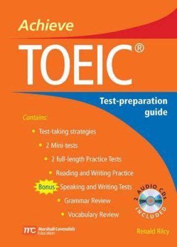 Achieve toeic test preparation guide author renald rilcy published on. - Monografía del departamento de las islas de la bahía.