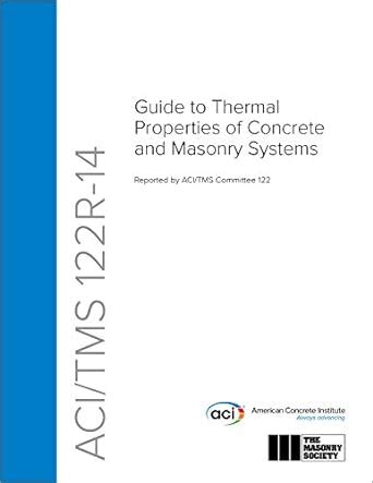 Aci 122r 14 guide to thermal properties of concrete and. - Vw transporter t4 workshop manual free.