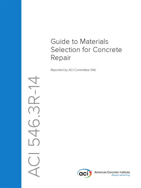 Aci 546 3r 14 guide to materials selection for concrete. - The spider man handbook the ultimate training manual quirk books.