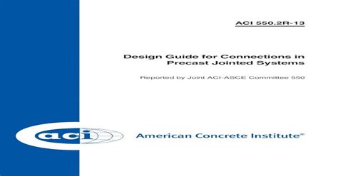 Aci 550 2r 13 design guide 164946. - Berkeley db tutorial and reference guide.