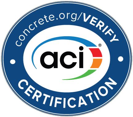 Aci certification lookup. Kentucky Concrete Association 1 HMB Circle Frankfort, KY 40601 502 695-1535 info@kyconcrete.org 