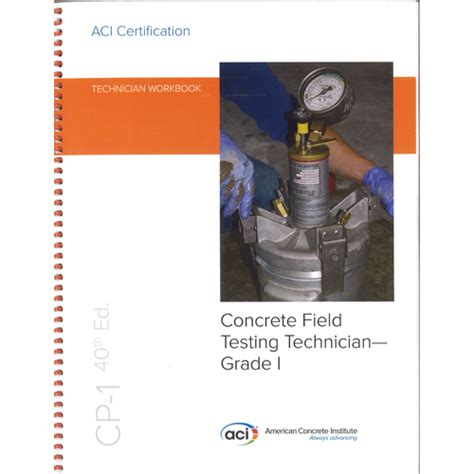 Aci field technician grade 1 training guide. - His needs her needs participants guide.