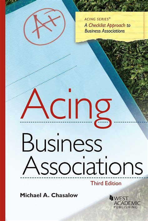 Download Acing Business Associations Acing Series By Michael Chasalow