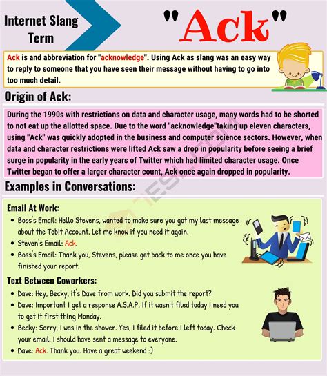 Ack Communicates Disgust or Dismissal