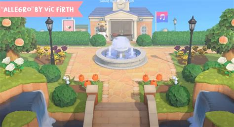Acnh plaza ideas. 25. Town Center Image Source by @cvndywaifu As soon as your visitors step foot on your island, they'll find themselves in the town center with this elaborate entrance layout. If your Resident Services isn't located close to the entrance of your island, then you're one of the lucky ones! 