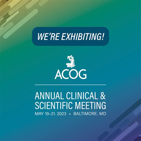 Acog conference 2023. Your logo will be printed on our save-the-date item for the 2023 Annual Clinical and Scientific Meeting taking place April 21–24. This item will be provided to each attendee of the 2022 meeting. MEDITATION ROOM. $35,000. Now more than ever, wellness is critical in our specialty. 