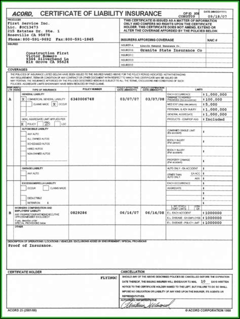 Acord 25 Fillable Form Form Resume Examples v19xoBA27E
