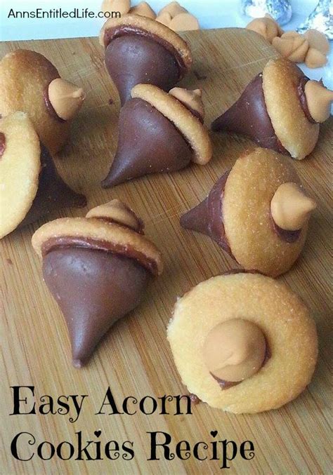 Acorn Cookies - Easy Dessert Recipes