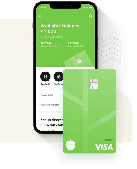  Acorns Visa™ debit cards are issued by Lincoln Savings Bank