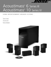 Acoustimass 10 series iv owners manual. - The complete illustrated guide to castles palaces stately houses of.