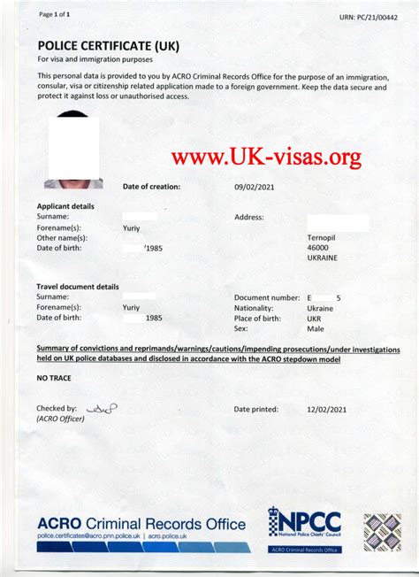 Acro certificate uk.  Learn when UK ACRO Police Certificates require notar...