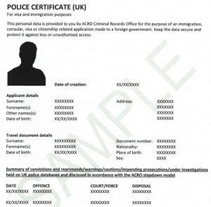 Acro police certificate application form.  Fast and easy application process.  It Nav...