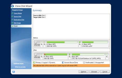Acronis clone disk not showing progress.  This service is started on the computer startup and ...