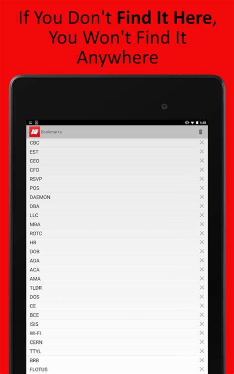 Acronym Finder Android Apps on Google Play