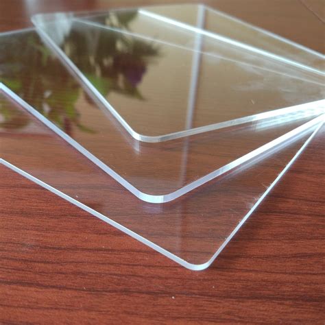 Clear Acrylic Sheets Perspex Plate Plastic Crafts DIY Material Cut Panel  6-SIZES