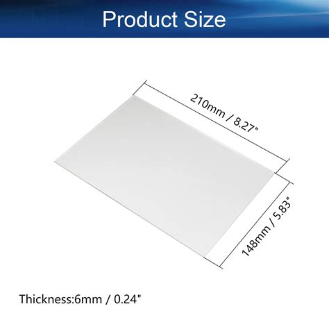 Acrylic Sheet - Clear - 1 inch thick - various sizes – Falken Design