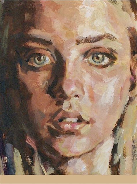 Acrylic portrait painting. Hello!Every now and again there is a breakthrough that happens within one's process. For quite some time, I have been experimenting with acrylics to try and ... 