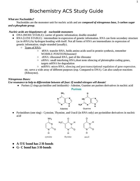 Acs biochemistry chemistry test study guide. - World literature final exam study guide.