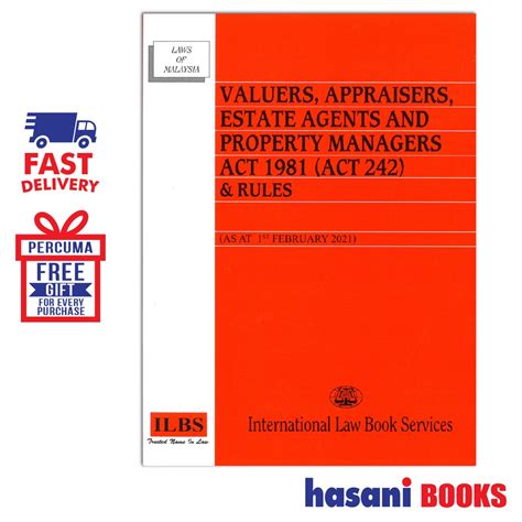 Act 242 Valuers Appraisers and Estate Agents Act 1981