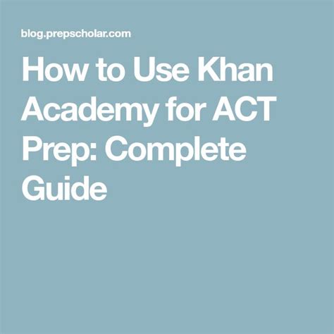 Act study khan academy. Khan Academy is a free online learning platform that provides access to educational resources for students of all ages. With over 10 million users, Khan Academy has become one of t... 