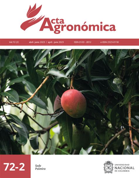 Acta Agronómica - unal.edu.co