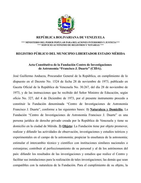 Acta Constitutiva agropecuaria pdf