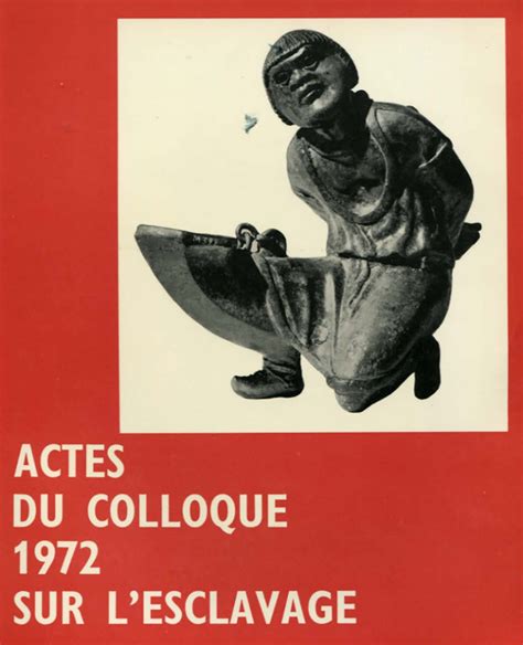 Actes du colloque 1973 sur l'esclavage. - Service marketing by christopher lovelock instructor manual.