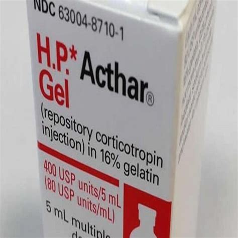 Acthar® Gel (repository corticotropin injection) HCP / Drug …