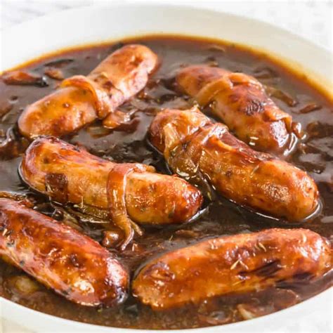 Actifry Sausages with Onion Gravy Recipes Hint Of …