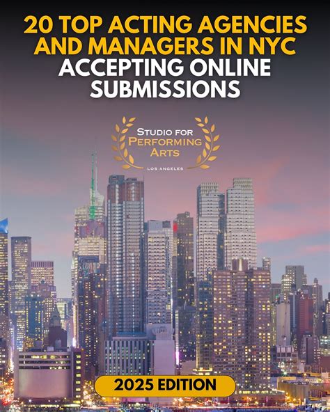 Acting agencies accepting submissions.  We are looking for experienced actors wit...