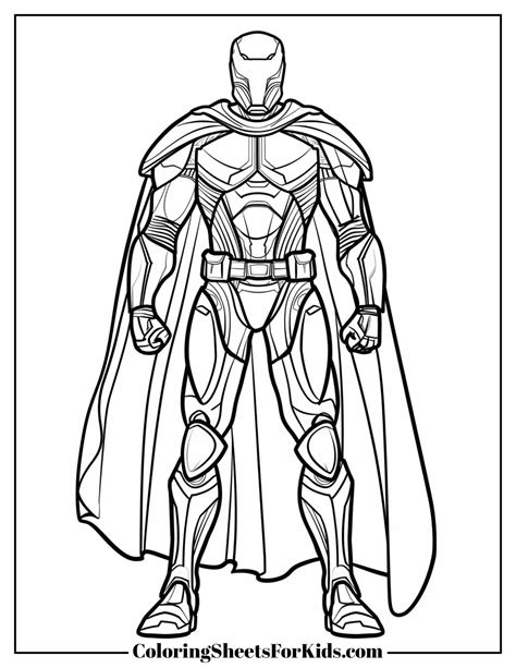 Action Figure Coloring Pages