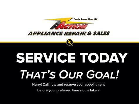 Action appliance repair. Then turn to our experienced team here in Juneau, AK — we're ready to help you with repairs for just about any brand of appliance! Please get in touch today at 907-789-9425 in order to get started. Welcome 
