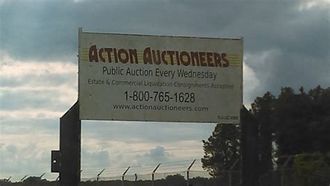 Action Auctioneers, Inc. (Contact) Action Auctioneers, Inc.: Phone: 813 779-1880. Email : ... Aug 02 01:00PM 2154 Gall Blvd. Hwy 301 (Just South of SR 56 & Hwy 301), Zephyrhills, FL. View Full Photo Gallery for this sale >> Quick Links. Help; Create Account; Online Bidding; Auctioneer Directory; Category Pages; About Us; Contact Us; Link to Us;. 