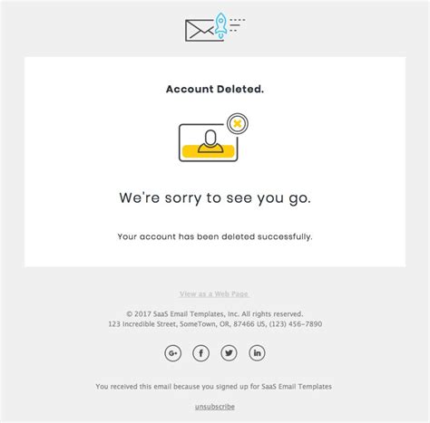Activate Account Responsive HTML Email Template