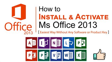 Activation MS Excel 2013 2024