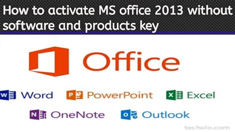 Activation MS Excel 2013 web site