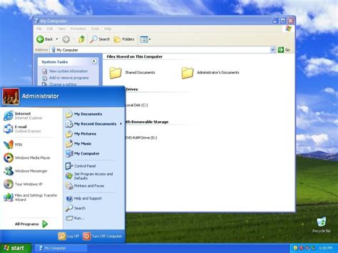 Activation MS OS windows XP open