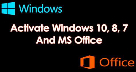 Activation MS operation system windows