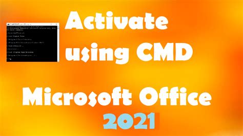 Activation MS windows 2021 software
