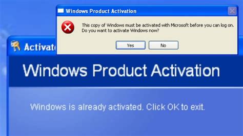 Activation MS windows XP
