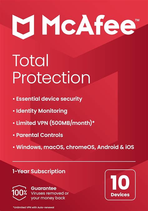 Activation McAfee Total Protection with VPN software